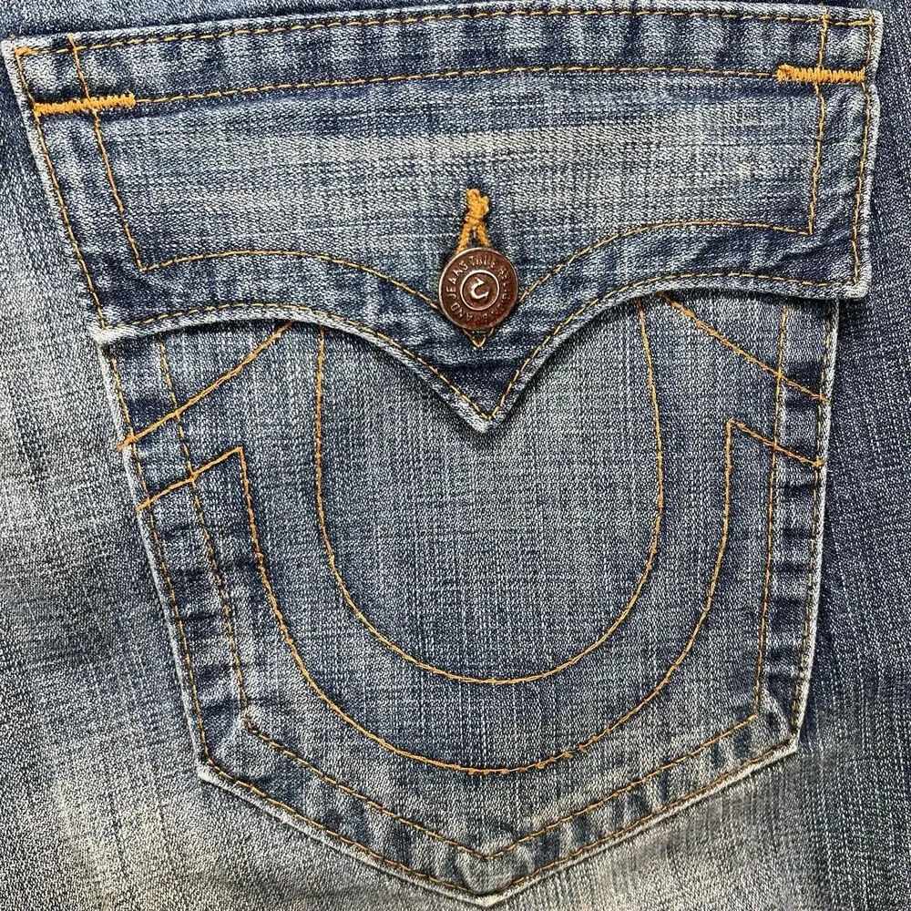 True Religion Zach Jeans Men’s 36 USA Y2K‎ Straight Leg Denim Streetwear